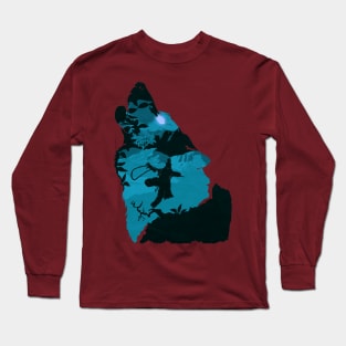 Sekiro - One Armed Wolf (Blue) Long Sleeve T-Shirt